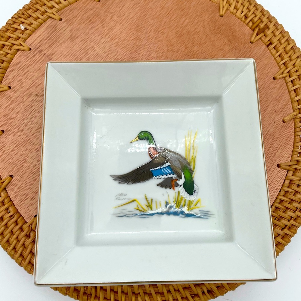 Vintage Mallard Trinket Dish